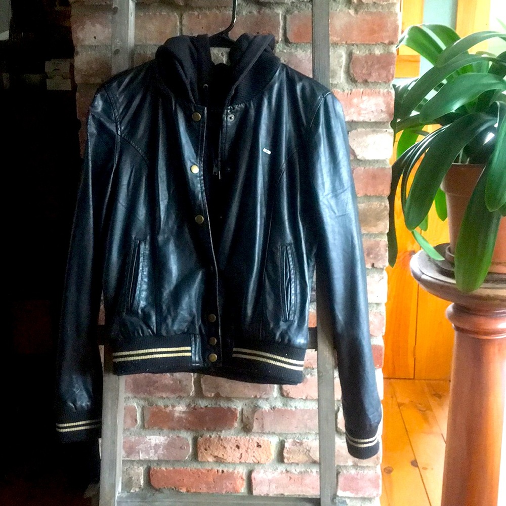 Blk Obey Jacket size S